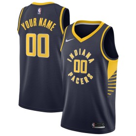Män Indiana Pacers Tröja Skräddarsydda Nike 2022-23 Icon Edition Marin Swingman